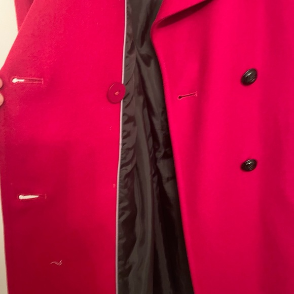 Stunning Red Pea Coat. Via Spiga. Perfect condition. Size 8. - Picture 4 of 7